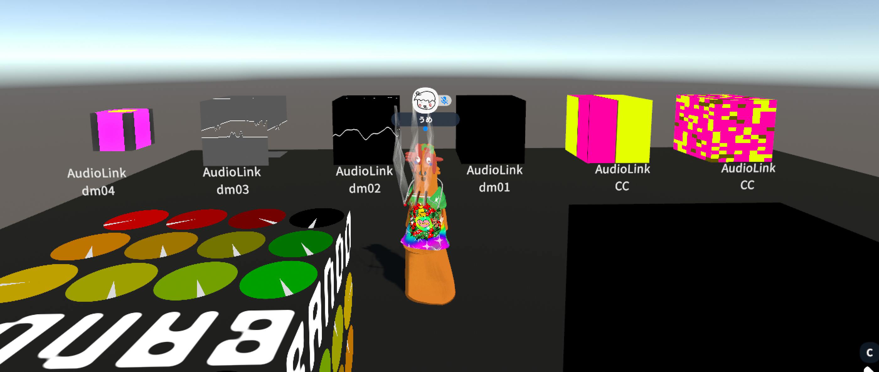 AudioLink Material Demo | メタバースプラットフォーム cluster（クラスター）