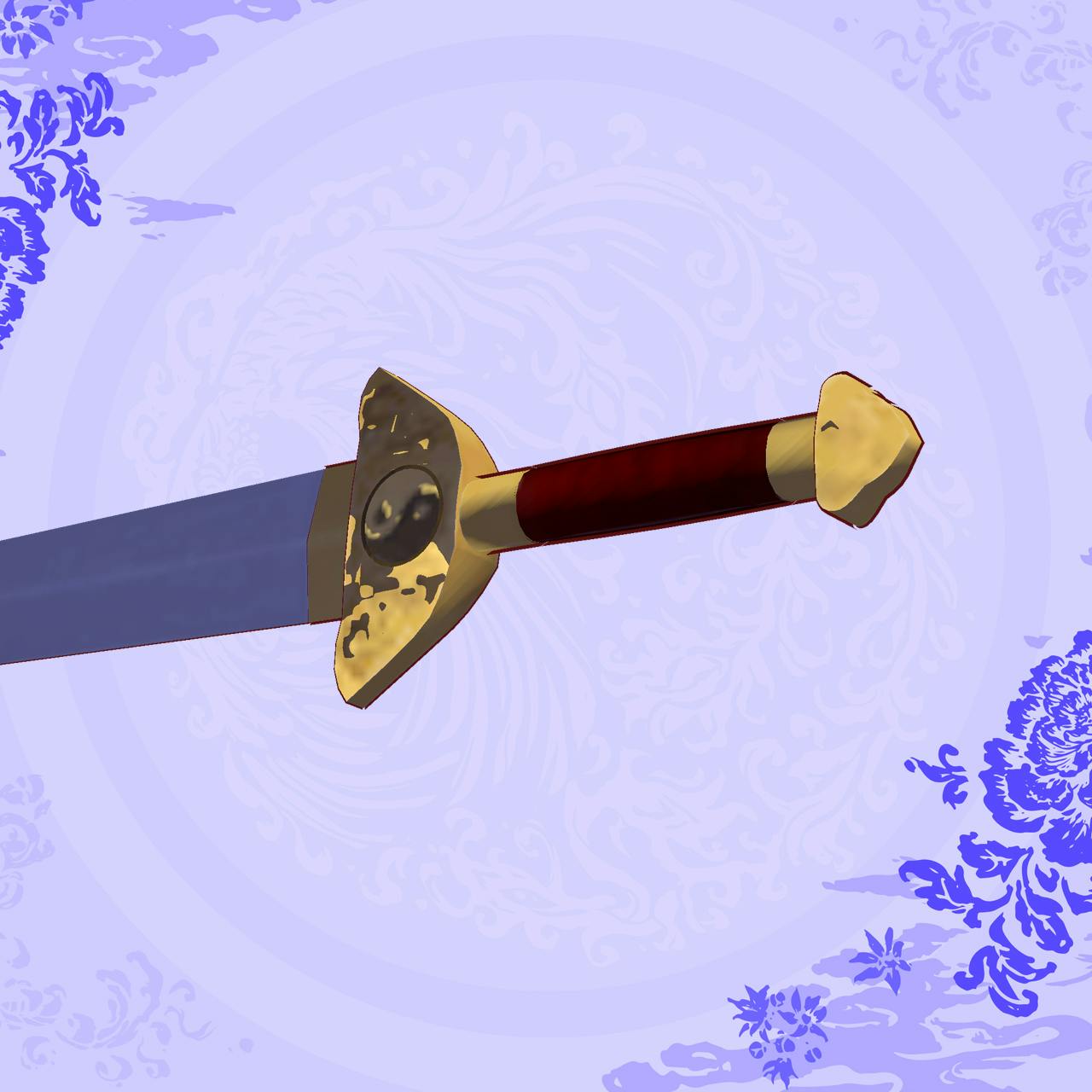 中華武器セット_太極剣と朴刀 / 月川｜メタバースプラットフォーム