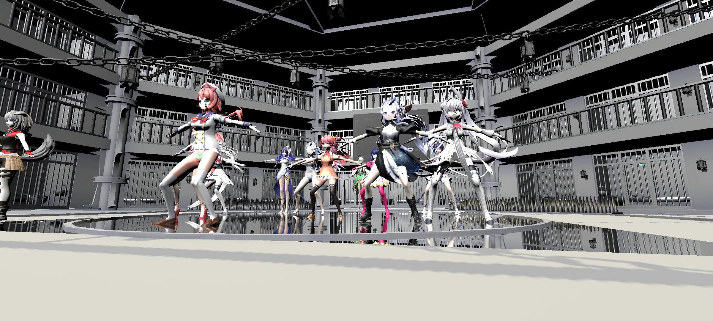監獄のMMD | メタバースプラットフォーム cluster（クラスター）